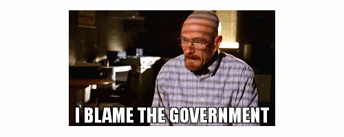 Image result for blame government gif