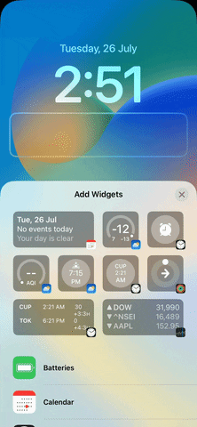 Cách thêm tiện ích vào màn hình khóa iPhone trong iOS 16