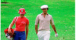  80s walking danny chevy chase golf course GIF
