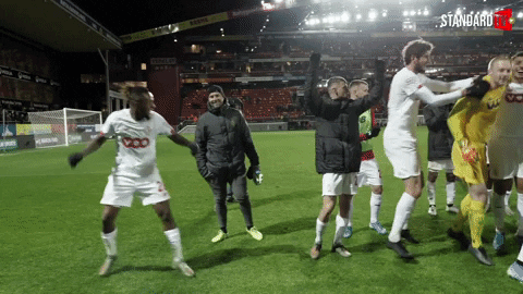 Football Celebration GIF by Standard de Liège