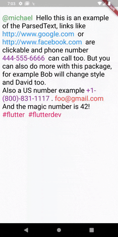 Flutter Multi Style Text Widget