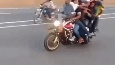 How many can you fit on a bike gif