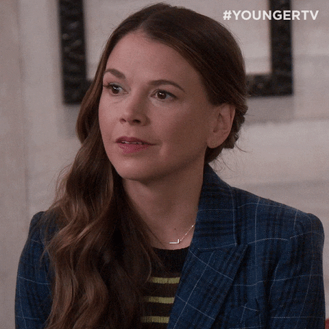 Suttonfoster Lizamiller GIF by YoungerTV - Find & Share on GIPHY