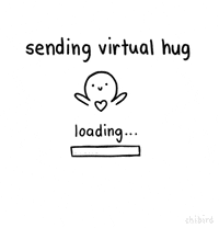 Virtual Hug GIF - Find & Share on GIPHY