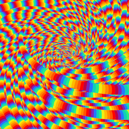 Gif of swirling psychedelic pattern.