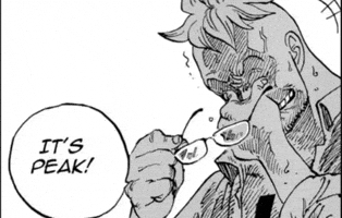 GIF marco one piece peak para Instagram