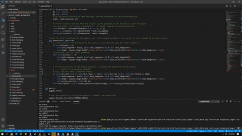 sprite movement video