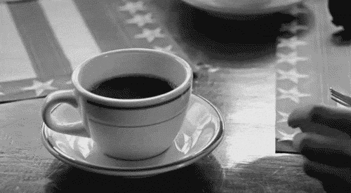 Black And White Coffee GIF