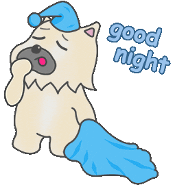 Tired Good Night Sticker By Aridenaosd For Ios Android Giphy