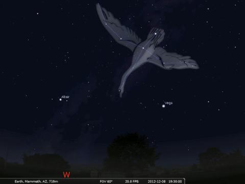 night sky animated GIF