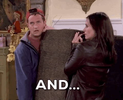 Season 9 Chandler GIF by Friends - Find & Share on GIPHY