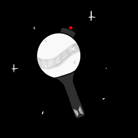 BTS official ARMY Bomb lightstick glowing gif
