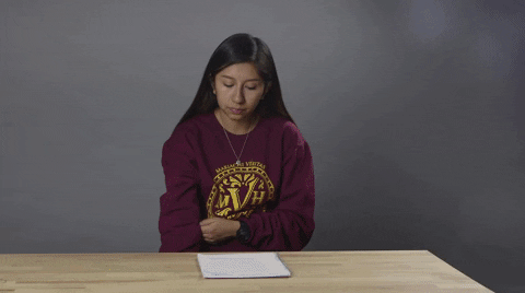students film their reflection videos gif