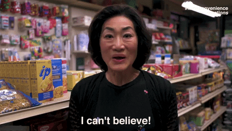 Excited Jean Yoon GIF by Kim's Convenience