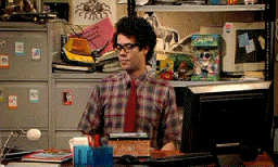 computer office the it crowd messy