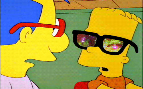 Funny glasses - simpsons