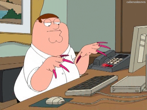 peter griffin typing gif