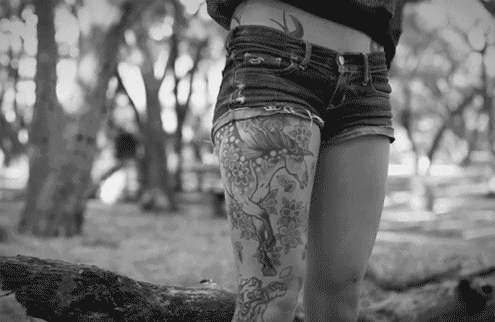 girl tattoo tattoos girl with tattoo