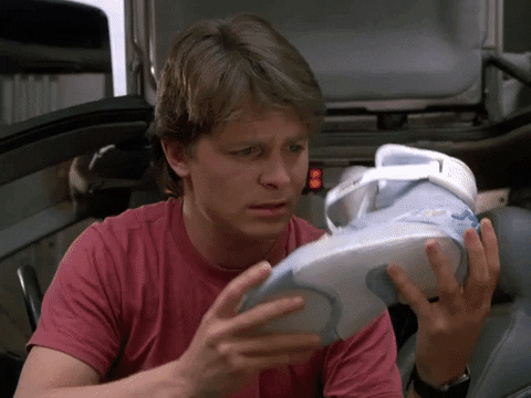 Michael J Fox Sneakers GIF by Back to the Future Trilogy