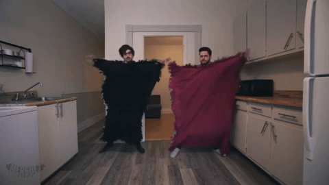 French Comedy Duo Creates Bizarrely Hilarious 'Blanket Dance' - InspireMore