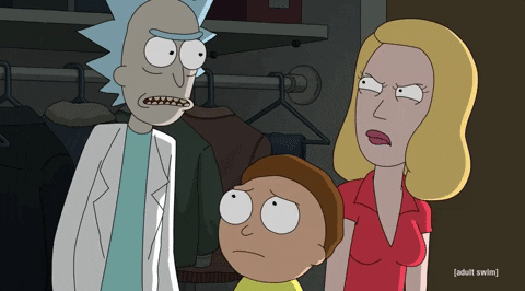 Shocked Season 5 GIF by Rick and Morty - Find & Share on GIPHY