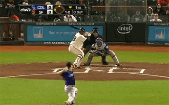 Image result for ballout of the park gif