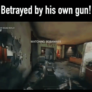 Betrayed By His Own Gun in gaming gifs