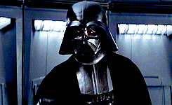 Darth Vader talks to his guards.