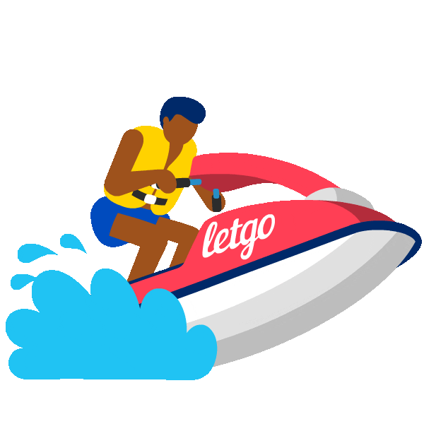 Summer Swimming Sticker by letgo for iOS & Android GIPHY