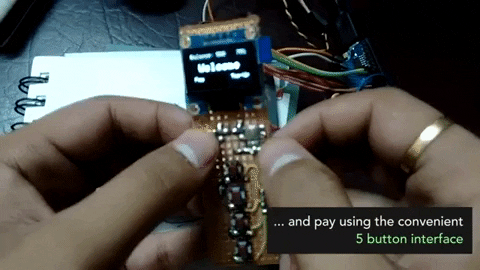Paisa Stick prototype in use