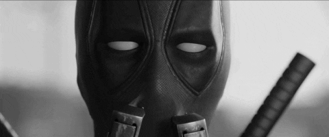 Black And White Deadpool Gif Find Share On Giphy