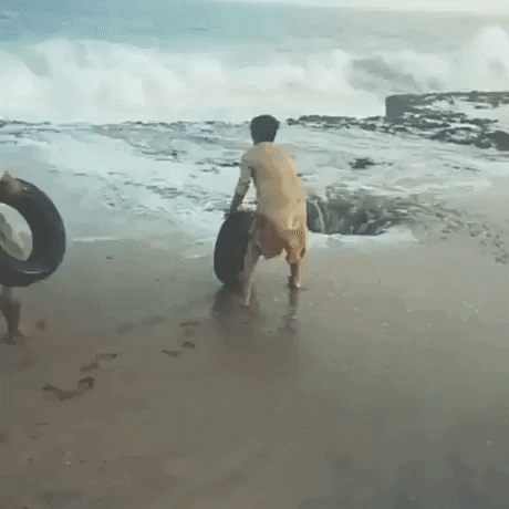 The tire game in funny gifs