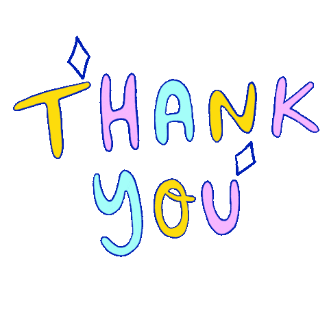Thanks Thank You Sticker by Stine Greve for iOS & Android | GIPHY