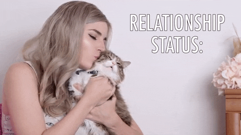 Kissing Cat Lady GIF by HelloGiggles - Find & Share on GIPHY