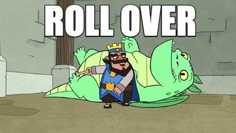Image result for roll over cartoon gifs