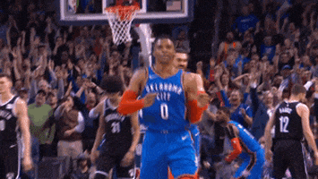 Russell Westbrook Yes GIF by NBA - Find & Share on GIPHY