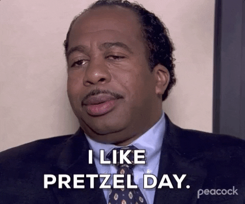 I like pretzel day