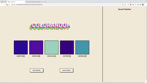 ColoRandom App Preview
