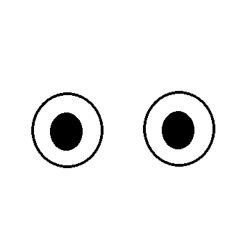 This sticker GIF has everything: transparent, EYES!