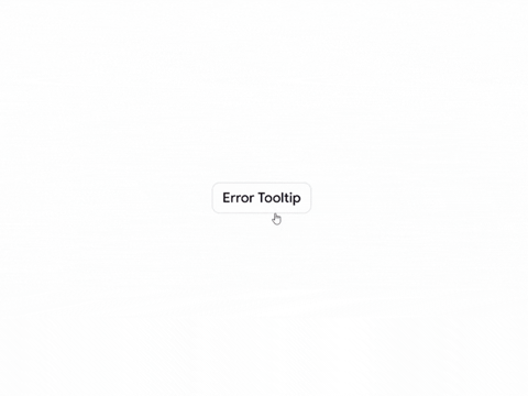 Error Tooltip