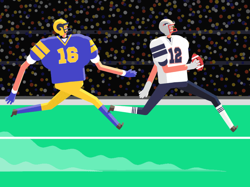 Super Bowl Running GIF by sambmotion Find & Share on GIPHY
