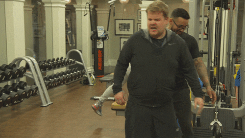 Let'S Go Gym GIF by The Late Late Show with James Corden