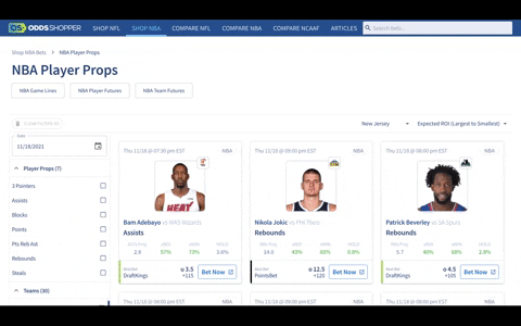 OddsShopper - Find the Best Bets and Odds for the NFL, NBA, MLB