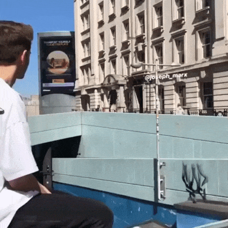 Walking on the edge in wtf gifs