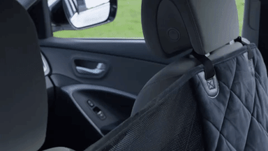 Waterproof Dog Car Seat Cover + Free Seatbelt Hooks, Leash & Dog Toy –  Essentials World