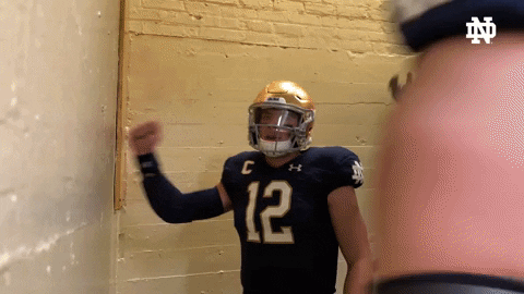 Notre Dame Football Book GIF by Notre Dame Fighting Irish - Find