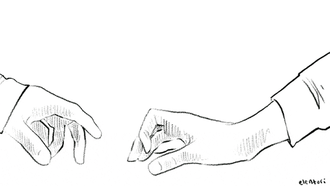 Znalezione obrazy dla zapytania hands touch animation gif