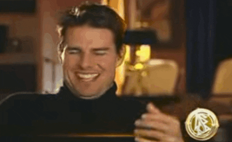 Tom Cruise Laughing GIF