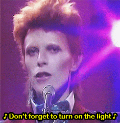 david bowie turn on the light