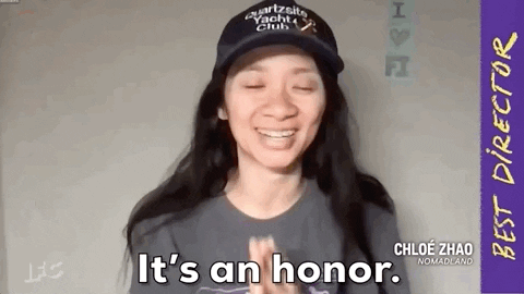 Chloe Zhao Ifc GIF by Film Independent Spirit Awards - Find & Share on